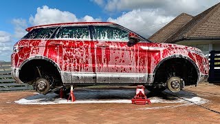 Range Rover Evoque WheelsOff Wash [upl. by Ahsikit912]