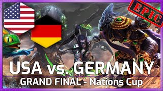 GRAND FINAL Germany vs USA  Nations Cup  Heroes of the Storm [upl. by Rehteh]