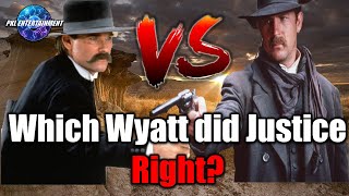 TOMBSTONE Vs WYATT EARP  Which Movie Did True Justice to Wyatt Earp [upl. by Nimoynib]