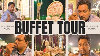 Buffet Tour  SweetNSour X Foodie Mama at The Maple  4k Food tour  Best catering of Kolkata [upl. by Khudari982]