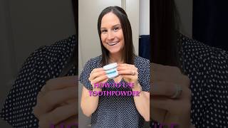 How to Use Toothpowder [upl. by Bernj]