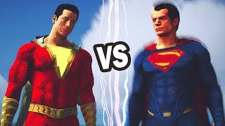 SHAZAM VS SUPERMAN  EPIC BATTLE [upl. by Bryan487]