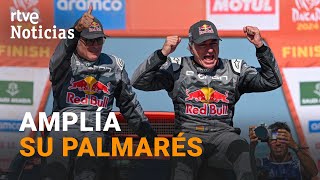 CARLOS SAINZ GANA su 4º DAKAR es el único que lo ha logrado con CUATRO COCHES diferentes [upl. by Niahs347]