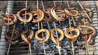 Cooking Eel Recipe  Amazing 2 Smart Boys Cook Eel For Lunch [upl. by Parthen]