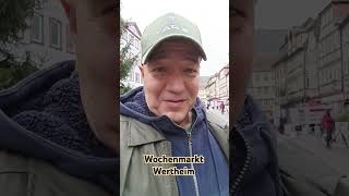 Wochenmarkt Wertheim Samstag 16112024  1115 Uhr Nichts Los [upl. by Ronald379]