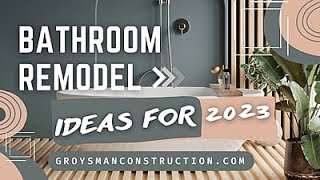 BATHROOM REMODEL IDEAS FOR 2023 [upl. by Billi197]