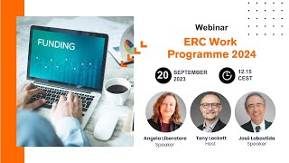 Webinar ERC Work Programme 2024 [upl. by Zins]