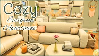 COZY Evergreen Harbor Apartment NO CC Reno  The Sims 4 Speed Build [upl. by Wendelin576]