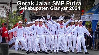 Lomba Gerak Jalan Tingkat SMP Putra Sekabupaten Gianyar  Ketepatan Waktu  HUT RI ke 79 Th 2024 [upl. by Bron]