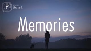 Maroon 5  Memories Lyrics [upl. by Kassab313]