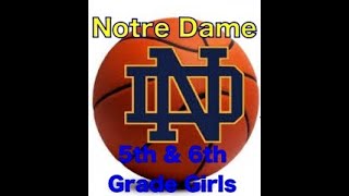 ND 5thamp6th Grade Basketball Dick Miller League vs Whitesboro 11 14 2024 [upl. by Inaluahek]