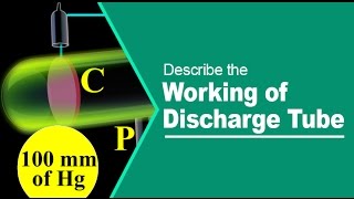 Describe the Working of Discharge Tube [upl. by Ykciv]