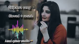 Gulpanra hit song slowed reverb edit by asad qaisar [upl. by Enened743]