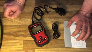 ANCEL VD500 OBD2 Diagnosegerät VAG VW Fehlercodes TP Position EPB Service unboxing und Anleitung [upl. by Travus862]