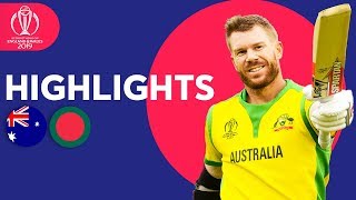 700 Runs In High Scorer  Australia vs Bangladesh  ICC Cricket World Cup 2019  Match Highlights [upl. by Annod980]