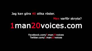 1man20voicescom  Röstprov reklaminformationljudbok [upl. by Sieber587]