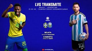 BRASIL  ARGENTINA  EN VIVO FECHA 6 ELIMINATORIAS SUDAMERICANAS 2023 [upl. by Shewmaker]