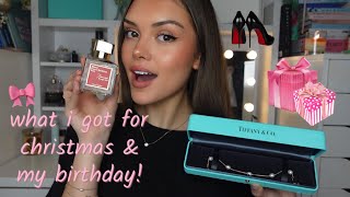 WHAT I GOT FOR CHRISTMAS amp MY 21st BIRTHDAY  India Grace [upl. by Worlock]