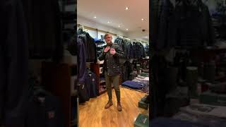 Barbour International Union Jack Jacket Review by Michael Stewart Menswear [upl. by Amaryl896]