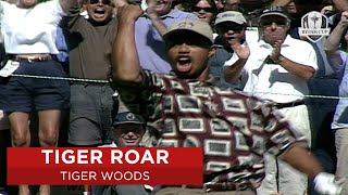 Tiger Woods Brings the Roar to Brookline  1999 Ryder Cup [upl. by Ferne]