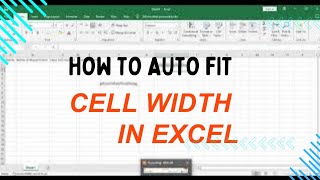 How to Autofit Column Width in Excel   Excel Tips and Tricks for Beginners [upl. by Ynahteb]