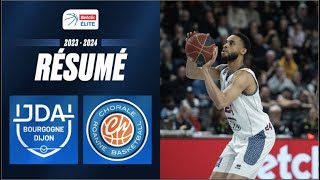 Dijon vs Roanne  Résumé 20232024  LNB Officiel [upl. by Otrebmuh]