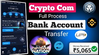 Crypto Com to Transfer Bank Account  Crypto com withdrawal to bank  crypto com Withdrawal [upl. by Memberg123]