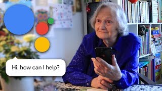 Oma fragt den GOOGLE ASSISTANT [upl. by Marozas]