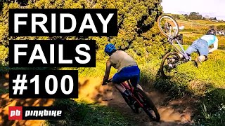 Friday Fails 100  The Ultimate Compilation of the Best MTB Crashes [upl. by Huba603]