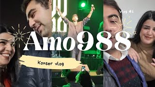 Amo988 Konser Vlogu Müzik ve Tutku Dolu Bir Gece [upl. by Xavler]