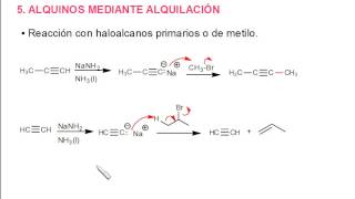 Síntesis de alquinos mediante alquilación [upl. by Nnahgiel]