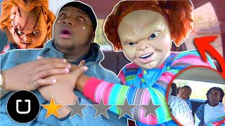 Chucky Uber Disguise PRANK  GONE EXTREMELY WRONG [upl. by Bobbie]