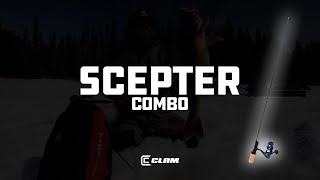 Clam SCEPTER Ice Fishing Rod amp Reel Combo [upl. by Thessa]