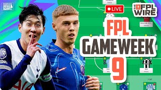 FPL Gameweek 9 Pod  The FPL Wire  Fantasy Premier League Tips 202425 [upl. by Idid]