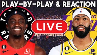 Los Angeles Lakers vs Toronto Raptors LIVE PlayByPlay amp Reaction [upl. by Evette626]