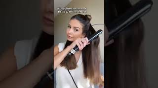 how to straighten your hair at home easily [upl. by Malloy]