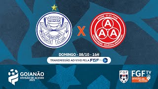 Ao vivo  Goiatuba EC X AA Anapolina  Campeonato Goiano Divisão de Acesso 2023 [upl. by Holsworth]