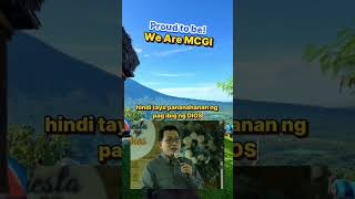 We are MCGI Proud to be youtubeshorts mcgiknows togodbetheglory [upl. by Annahvas743]