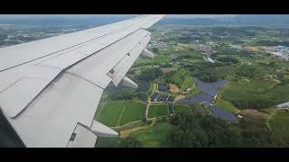 Landing at Cheongju airportAero K Airlines a320 [upl. by Ihcur476]