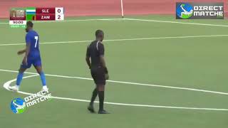 Zambia vs Sierra leone 20 all goals  Africa Cup Nations qualifications [upl. by Tenner766]