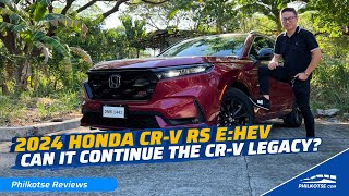 2024 Honda CRV RS eHEV Continuing The CRV Legacy  Philkotse Reviews [upl. by Radmilla]