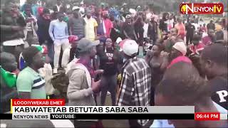 GEN Z GATHER AT UHURU PARK TO HONOUR FALLEN YOUTHS SABASABA DAY [upl. by Steinman]