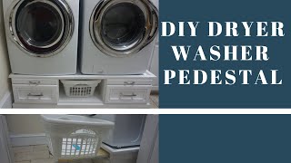 DIY Dryer Washer Pedestal [upl. by Quitt]