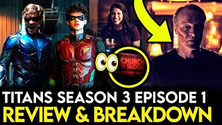 Titans Season 3 Episode 1 Breakdown  Ending Explained Things Missed amp Easter Eggs [upl. by Aber]