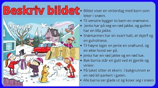 Beskriv Bildet 5  Norskprøven Skriftlig [upl. by Votaw]