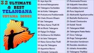 32 Best amp Ultimate Telanagana Udyama Songs [upl. by Santoro363]