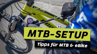 Bike Fahrwerk richtig einstellen  Tutorial  Set Up Tipps für MTB amp eBike [upl. by Alyekahs]