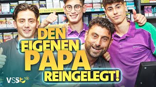 Drei Jungs legen ihren Vater rein Tankstellen Prank  Verstehen Sie Spaß [upl. by Natalie]