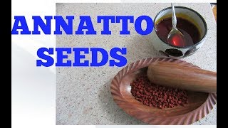 ANNATTO SEED OIL [upl. by Ymled]