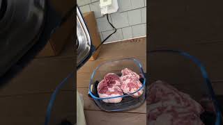 Cooking meat outside Air fryer linked in bio [upl. by Krahling751]